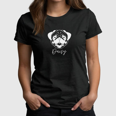 Bespoke Pug Tee - Dog Lover's Gift - Customisable - Pug Parent Essential - DENMARY